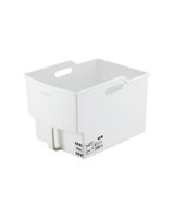 Hokan-sho Plastic Cupboard Organizer Wide White