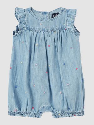 Baby Denim Shorty One-Piece