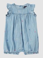 Baby Denim Shorty One-Piece - thumbnail