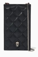 Skull Phone Holder in Quilted Nappa Skull Phone Holder in Quilted Nappa