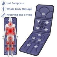 Electric infrared vibration massage cushion, neck and waist massage cushion, foldable massage chair cushion, slimming massage instrument