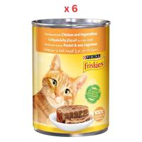 Purina Friskies Chicken & Vegetable 400g (Pack Of 6)