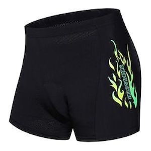 Men's Cycling Padded Shorts Bike Padded Shorts  Chamois Mountain Bike MTB Road Bike Cycling Sports Graphic 3D Pad Breathable Moisture Wicking Quick Dry Red Green Clothing Apparel Bike Wear Lightinthebox