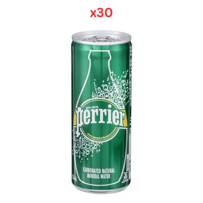 Perrier Water Slim Can Perrier Water Slim Can 250Ml Pack Of 30