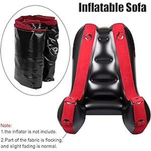 Inflatable Couple Sofa Bed Games Love Chair Living Air Pump Binding Gear Couples Lightinthebox