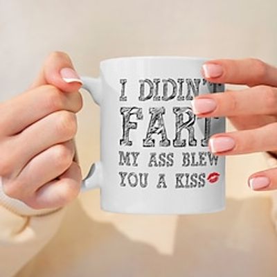 1pc 11oz330ml I Didn't Fart Mug Best Christmas Gifts For Men Women Unique Xmas Gift Idea For Dad From Son Daughter Wife Also Suitable For Cafe Restaurant Lightinthebox