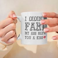 1pc 11oz330ml I Didn't Fart Mug Best Christmas Gifts For Men Women Unique Xmas Gift Idea For Dad From Son Daughter Wife Also Suitable For Cafe Restaurant Lightinthebox
