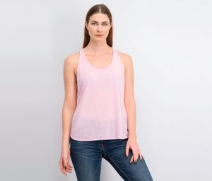 Womens Racer Back Tank Top  Pink