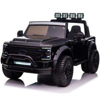 Ford Super Duty Licensed Ride On Car - Black (12V) (UAE Delivery Only) - thumbnail