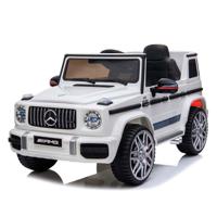 Mercedes G63 Kids Rideon Jeep - White (12V) (UAE Delivery Only) - thumbnail