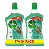 Dettol Antibacterial Floor Cleaner Pine 900 ml - Bundle Of 2 (UAE Delivery Only)