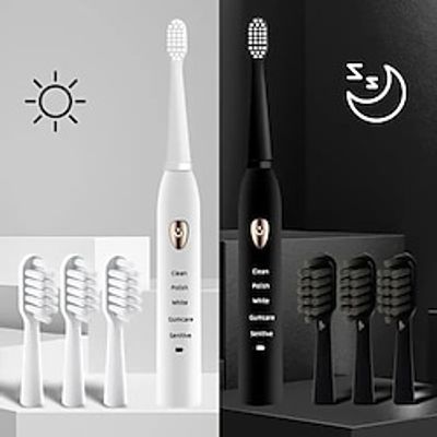 Electric Toothbrush Kit For Adults With 5 Different Modes Rechargeable Waterproof Oral Care Toothbrush Suitable For Male And Female At Home Travel Lightinthebox