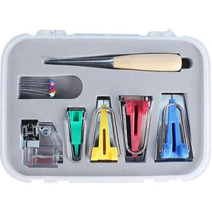 Multi function Bias Tape Maker Binding Tool Sewing Machine Set Quilting Hemming Sewing Tools