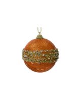 Kaemingk Decoris Bauble Foam Glitters, Pearls & Bead Red Copper