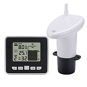 TS-FT002 Ultrasonic Water Tank Level Meter Liquid Depth Level Meter Sensor with Temperature Display Water Level Gauge Time Alarm miniinthebox
