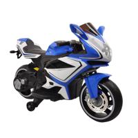 Megastar Ride on D2 excel 2 Wheel Ride-On Electric Bike with Hnad acceleration & Eva wheels NEL1188-BLU
