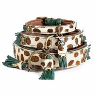 Dwam Ivy Dog Collar - Animal Print/Xxxs(15-21X1.5Cm)