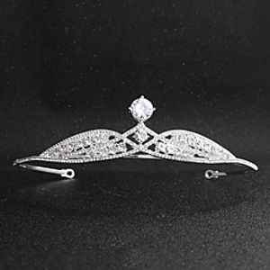Glam Wedding Rhinestone / Alloy Headpiece with Trim / Crystals / Rhinestones 1 Piece Wedding / Party / Evening Headpiece miniinthebox
