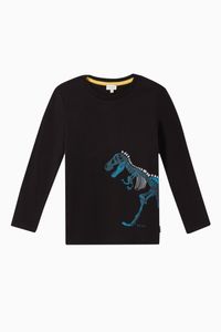 Dinosaur Skeleton Organic Cotton T-Shirt