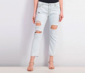 Womens Ripped Jeans  Denim Blue