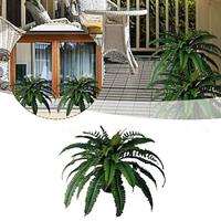 UV Resistant Lifelike Artificial Boston Fern, Artificial Ferns for Outdoors, Faux Ferns Fake Ferns Artificial Plants, Fake Boston Fern for Porch Window Home Decor(38 Leaves) Lightinthebox