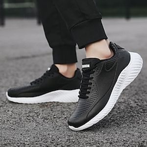 Men's Basketball Shoes Sneakers Casual Classic Outdoor Daily Elastic Fabric Tissage Volant Black Light Grey Red Spring Summer Lightinthebox