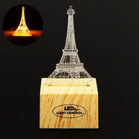 3D Eiffel Tower LED Night Light