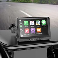 NEWEST Wireless Portable Car Player 7in HD Touch Screen WIFI FM For IOS Carplay For Auto With Speaker Lightinthebox - thumbnail