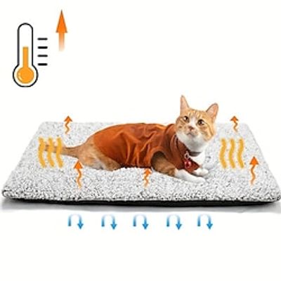 Self Warming Dog Cat Bed Self Heating Cat Dog Mat Extra Warm Thermal Pet Pad For Indoor Outdoor Pets With Removable Non-Slip Bottom Cover miniinthebox Self Warming Dog Cat Bed Self Heating Cat Dog Mat Extra Warm Thermal Pet Pad For Indoor Outdoor Pets With Removable Non-Slip Bottom Cover miniinthebox