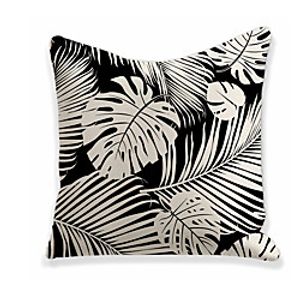 1 pcs Linen Pillow Cover, Print Square Zipper Polyester Traditional Classic miniinthebox