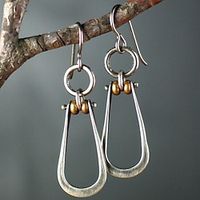 Women's Earrings Retro Precious Personalized Simple Earrings Jewelry Silver For Wedding Party 1 Pair Lightinthebox - thumbnail
