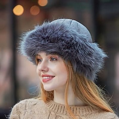 Mongolian Yurt Style Suede Faux Fox Fur Hat Fur Straw Hat Men's And Women's Plush Thickened Warm Hat Lightinthebox Mongolian Yurt Style Suede Faux Fox Fur Hat Fur Straw Hat Men's And Women's Plush Thickened Warm Hat Lightinthebox