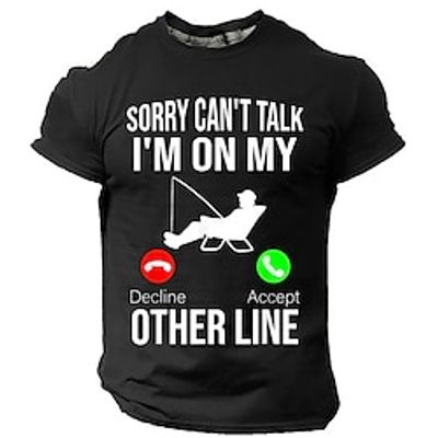 Graphic Fishing Daily Designer Retro Vintage Men's 3D Print T shirt Tee Sports Outdoor Holiday Going out T shirt Black Royal Blue Army Green Short Sleeve Crew Neck Shirt Spring Summer Clothing Lightinthebox Graphic Fishing Daily Designer Retro Vintage Men's 3D Print T shirt Tee Sports Outdoor Holiday Going out T shirt Black Royal Blue Army Green Short Sleeve Crew Neck Shirt Spring Summer Clothing Lightinthebox