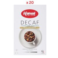 Alameed Decaf Turkish Coffee With Cardamom 250G Pack Of 20 Alameed Decaf Turkish Coffee With Cardamom 250G Pack Of 20