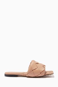 The Lido Flat Sandals in Nappa