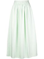 Tibi Harrison Chino full skirt - Green - thumbnail