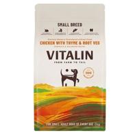 Vitalin Small Breed Chicken Veg & Thyme Dog Dry Food 2KG ( Exp 25/2/2025)