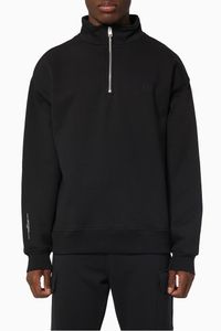 Essential Half-zip Sweatshirt in Cotton Fleece