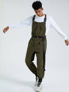 Men Fashion Casual Suspender Overalls Jumpsuit