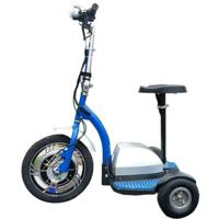 Megastar Megawheels 36 V Electric Foldable 3 Wheels Mobility Tri Wheels Scooter, Blue - ES669-BLU (UAE Delivery Only)