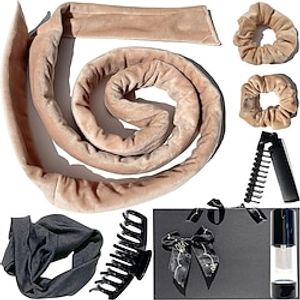 Heatless Hair Curling Rod Headband Dababell No Heat Sleep Overnight Hair curlers For Long Hair Accessory Gift Set Lightinthebox