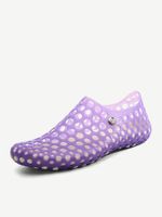 Big Size Hollow Out Breathable Slip On Casual Shoes