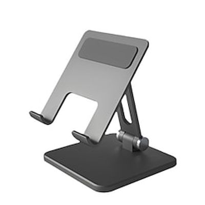 Stand Holder for iPad Tablet Computer Bracket Desktop Mobile Phone Bracket Foldable Full Body Aluminum Alloy Adjustable Stands and Holders for Desk Lightinthebox