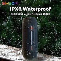 S600 Portable Wireless Speakers (Voice Call) With IPX6 Waterproof 3D Surround Sound Dual Speakers 12H Battery Life Small And Lightweight Outdoor Card Wireless BT Speakers Supports TF Card TWS Spe Lightinthebox - thumbnail