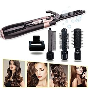 Hot Air Brush 4 Head Replaceable Hair Dryer Comb One Step Blower Strong Wind Electric Straightener Roller Curler Styling Tools Lightinthebox