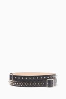 Studded Leather Double Belt - thumbnail
