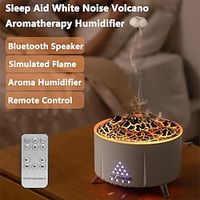 Simulation Flame Diffuser Humidifier Volcano Lamp  Air Cloud Humidifier Premium Essential Oil Diffuser With Remote Control Timer And Auto Shutoff Safety Switch(Not include essential oils) Lightinthebox - thumbnail