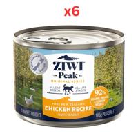 Ziwi Peak Chicken Recipe Wet Cat Food 185G (Pack of 6)