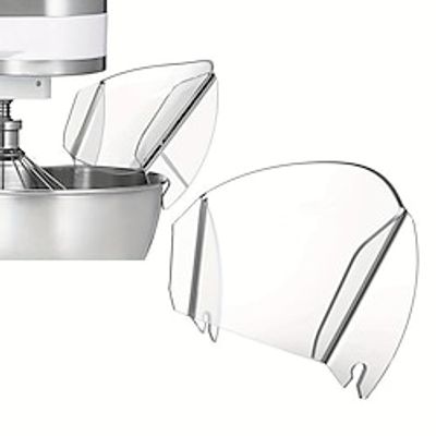 Pouring Shield, Universal Pouring Chute For KitchenAid Bowl-Lift Stand Mixer AttachmentAccessories (pouring A), 5.36.17.4in, Jucier Attachment Lightinthebox