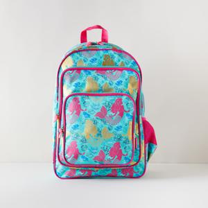 New Expressions Mermaid Foil Print Backpack with Zip Closure - 46x31x16 cms